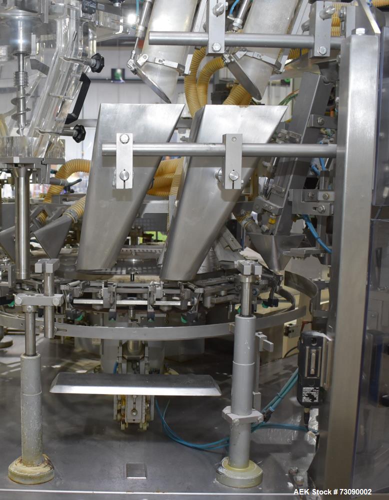 Used SN Machinery FMM22 Duplex HFFS Pouch Machine – With Ishida 16-Head Scale & More